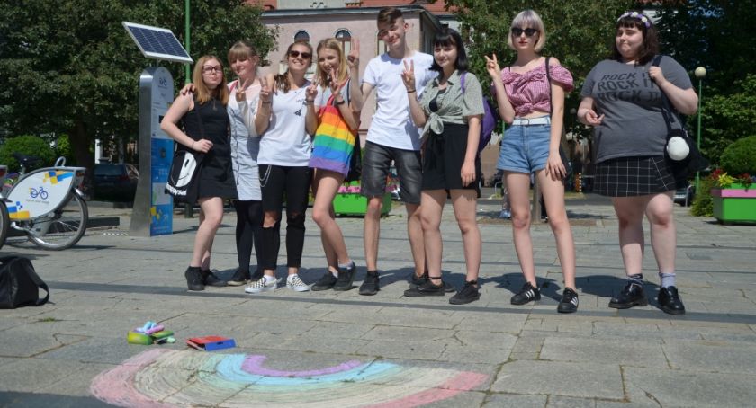 Tęcza na pl. Słowiańskim na znak solidarności ze środowiskiem LGBT