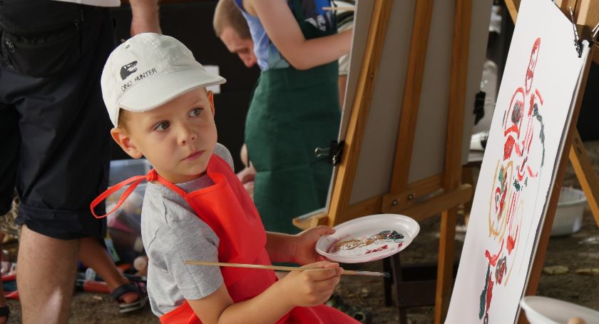 Familijne zajęcia ze sztuką na Zamku Piastowskim [FOTO]