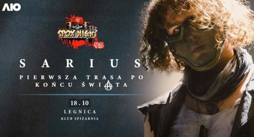 Legnica na trasie Sariusa. Koncert rapera w klubie Spiżarnia
