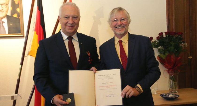 Prezydent Legnicy odznaczony przez prezydenta Republika Federalnej Niemiec