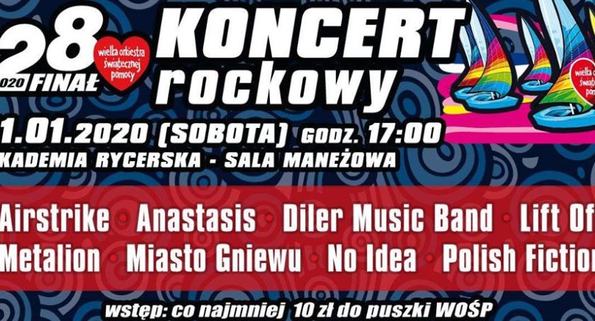 Rockowy koncert zainauguruje 28. finał WOŚP w Legnicy