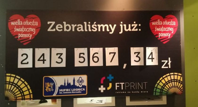 WOŚP: Rekord Legnicy już pobity o kilkadziesiąt tysięcy, a liczenie wciąż trwa! 