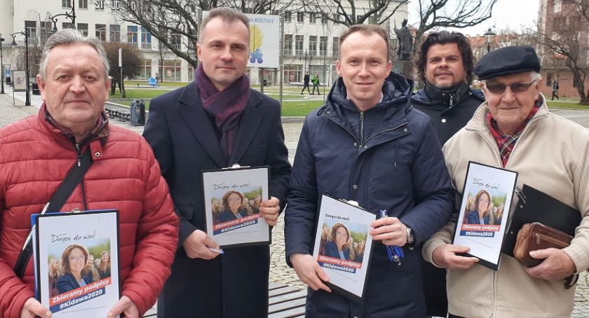 Platforma zbiera w Legnicy podpisy pod kandydaturą Kidawy-Błońskiej
