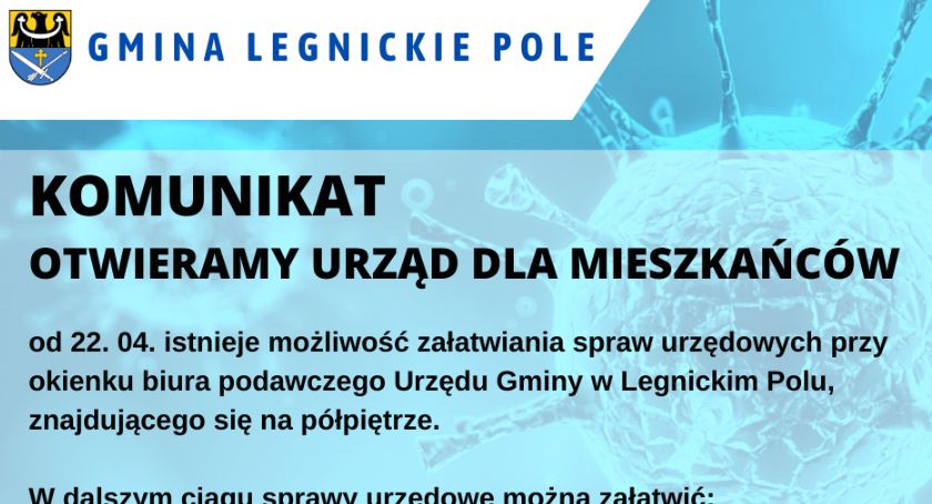 Gmina Legnickie Pole otworzyła dla mieszkańców urząd