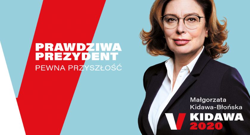 Zniszczył wyborczy baner Kidawy-Błońskiej i pobił właściciela posesji