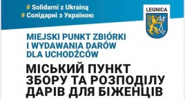 Już działa centralny punkt wydawania i przyjmowania darów dla uchodźców w Legnicy