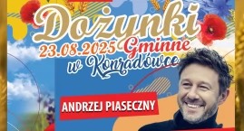 Dożynki Gminy Chojnów w Konradówce - gwiazdą Andrzej Piaseczny 
