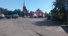 Czołowe zderzenie w Rzeszotarach. Jedna osoba w szpitalu 