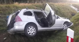 Troje poszkodowanych w wypadku na autostradzie A4
