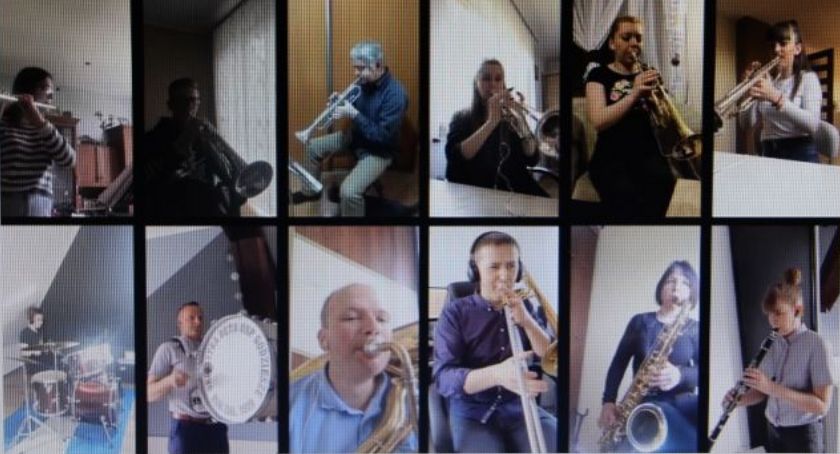 Muzycy Orkiestry Dętej w Godzieszach zagrali św. JP II „Barkę”