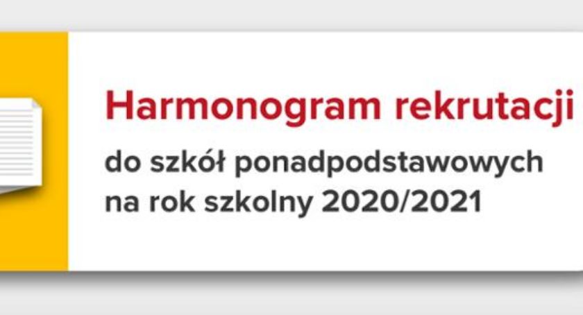 Znany jest haronogram tegorocznej rekrutacji do szkół ponadpodstawowych