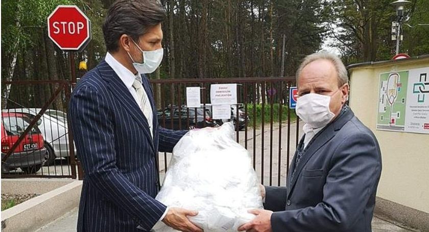 Siedem tysięcy masek podarowało Kaliszowi niemieckie Hamm