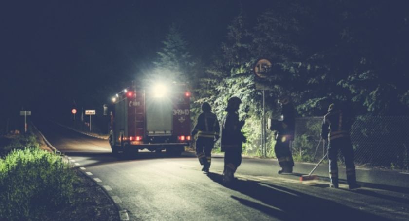 Nocny alarm dla strażaków z Koźminka