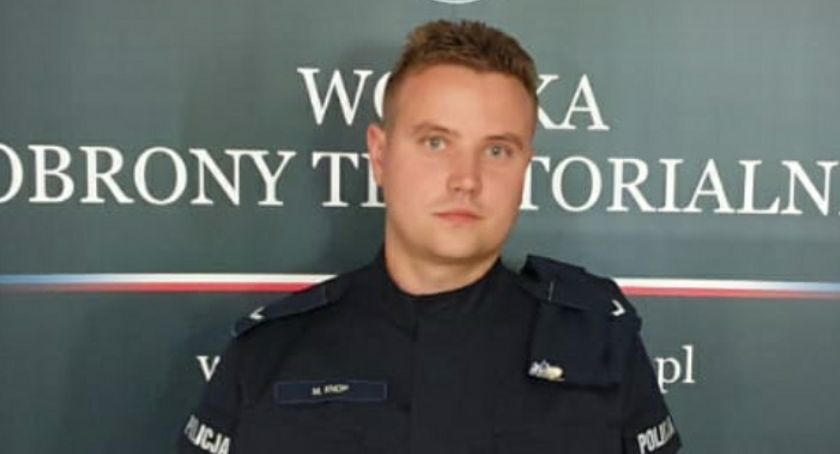 Kaliski policjant wyróżniony przez Wojska Obrony Terytorialnej