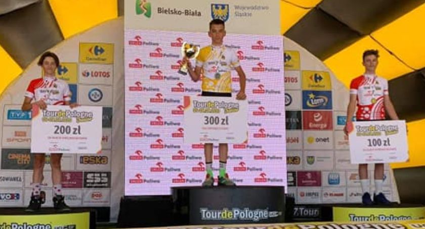 Kolarz, który nie schodził z podium. Wiktor Gałdyn drugi w Junior Tour de Pologne