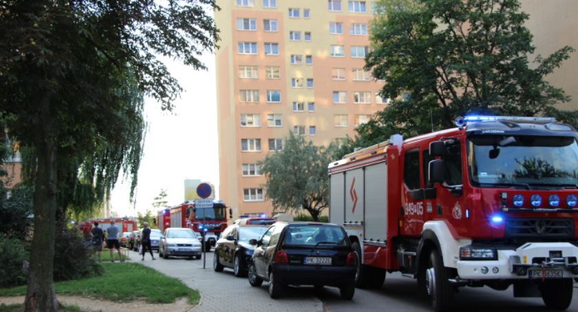 Chwile grozy mieszkańców z Podmiejskiej 25