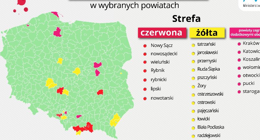 Wirus zaatakował naszych sąsiadów. Żółta strefa w powiecie ostrowskim