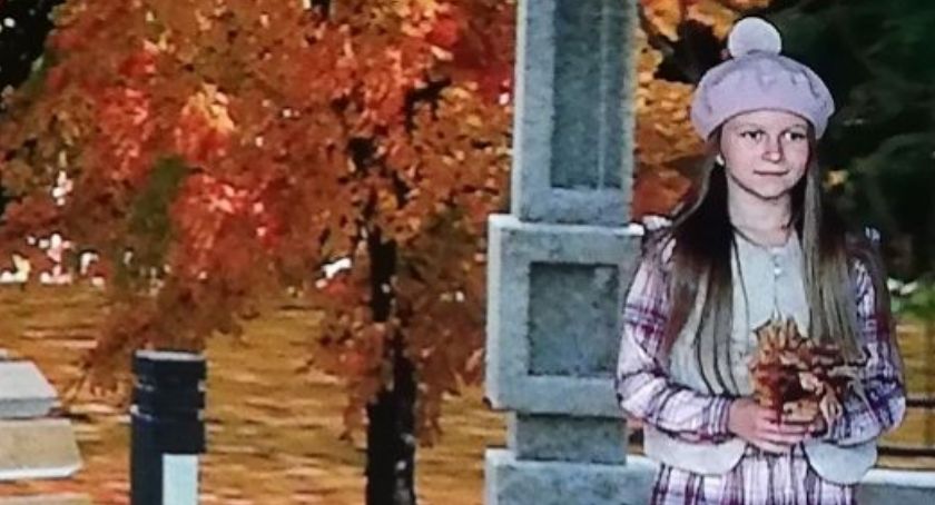 10 – letnia Marianka Piątkowska ze Zbierska w jesiennym spocie TVP