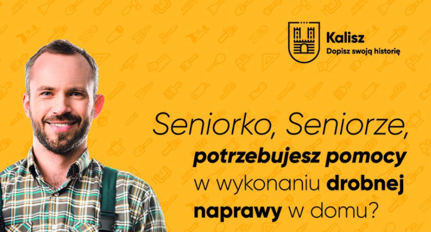 Kaliszanie powyżej 60. roku życia mogą skorzystać z bezpłatnych usług naprawczych i technicznych