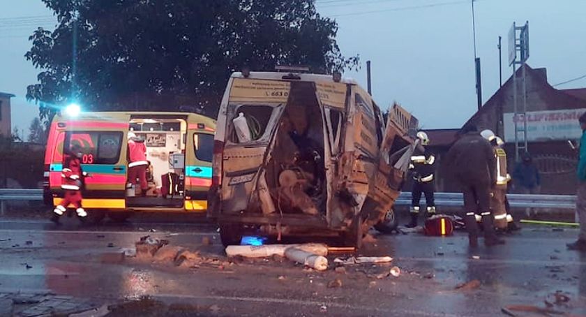 Poważny wypadek w Skarszewie, 4 osoby w szpitalu