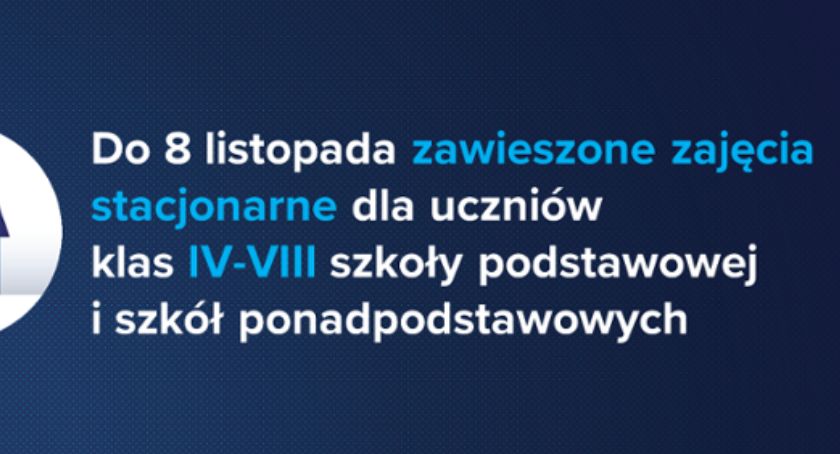 Od poniedziałku uczniowie klas IV– VIII będą uczyć się w domu – nowe obostrzenia