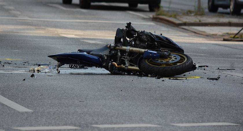 Ranny motocyklista odmówił poddania się badaniu
