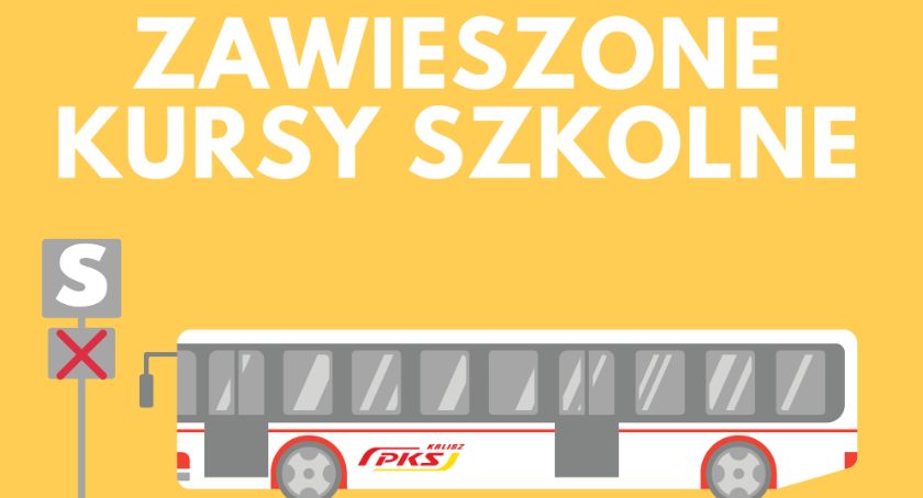 PKS Kalisz zawiesza kursy autobusów dla uczniów