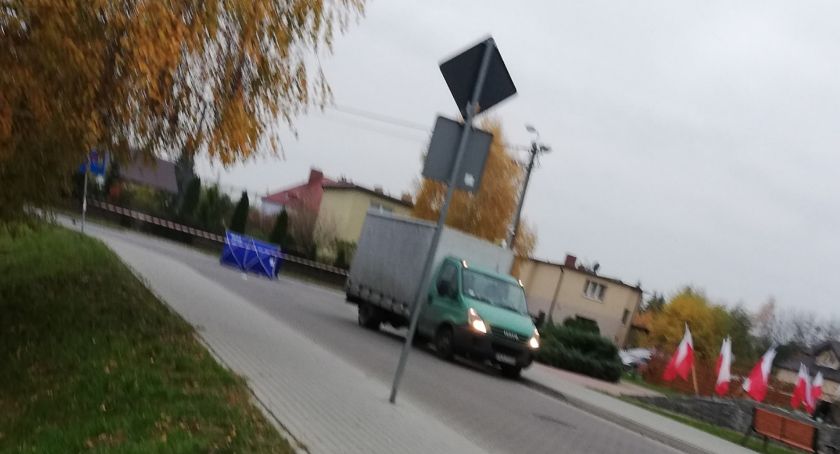 Śmierć na pasach przy wjeździe do Nowych Skalmierzyc