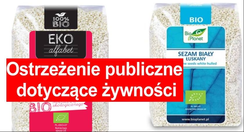 GIS ostrzega i wycofał ze sprzedaży partię sezamu białego