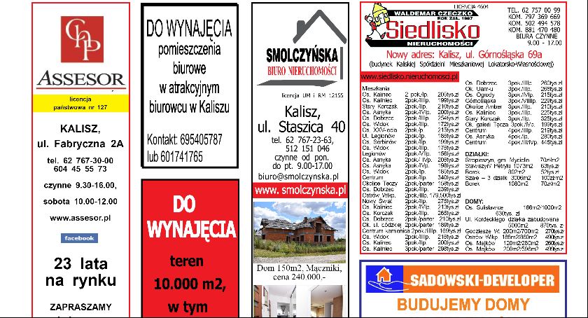 Najciekawsze oferty kaliskich biur nieruchomości