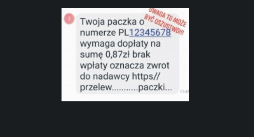 SMS z prośbą o dopłatę do przesyłki? Uważaj, to może być próba oszustwa