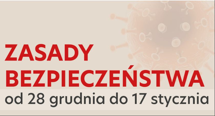 Od dzisiaj nowe zasady bezpieczeństwa epidemicznego