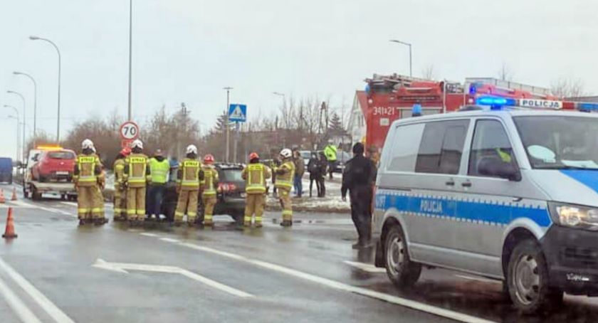 Kolizja na ul. Piłsudskiego