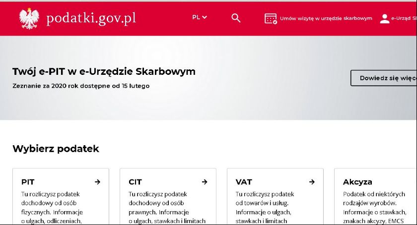 e-Urząd Skarbowy już otwarty