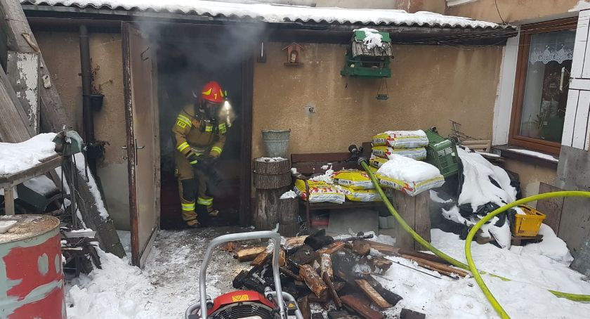 Pożar kotłowni przy Skarszewskiej 