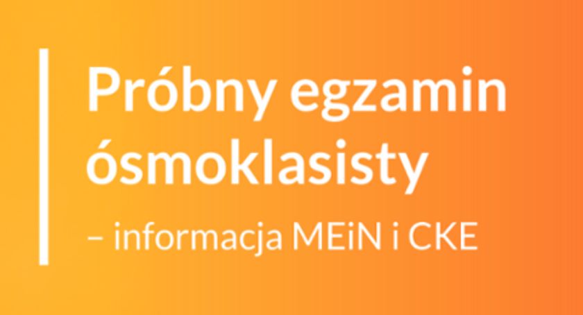 Od 17 do 19 marca tzw. próbne egzaminy ósmoklasisty 