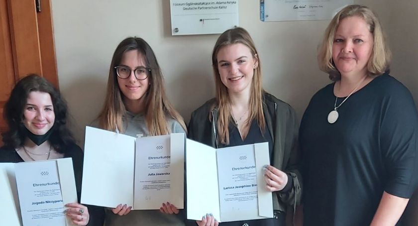 Nagrody Burmistrza Hamm dla uczniów kaliskiego Asnyka