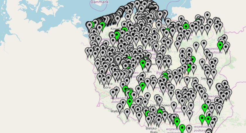 Mapa jakości wody w kąpieliskach