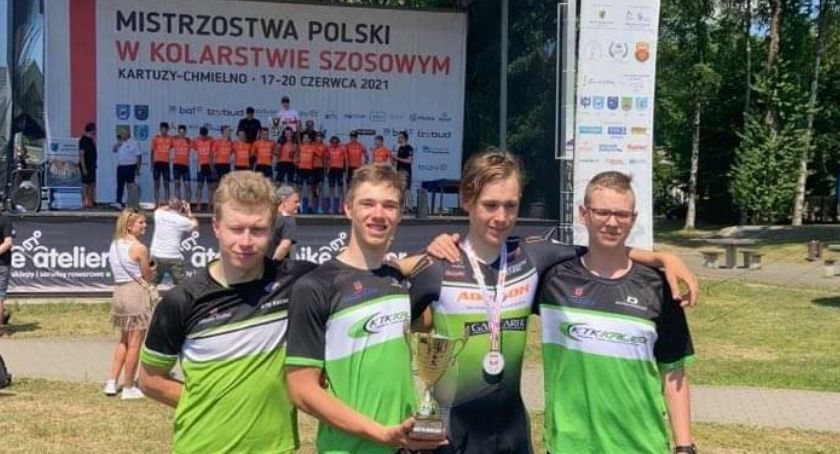 Medale kolarzy na Kaszubach. Kacper Gieryk dwukrotnie na podium