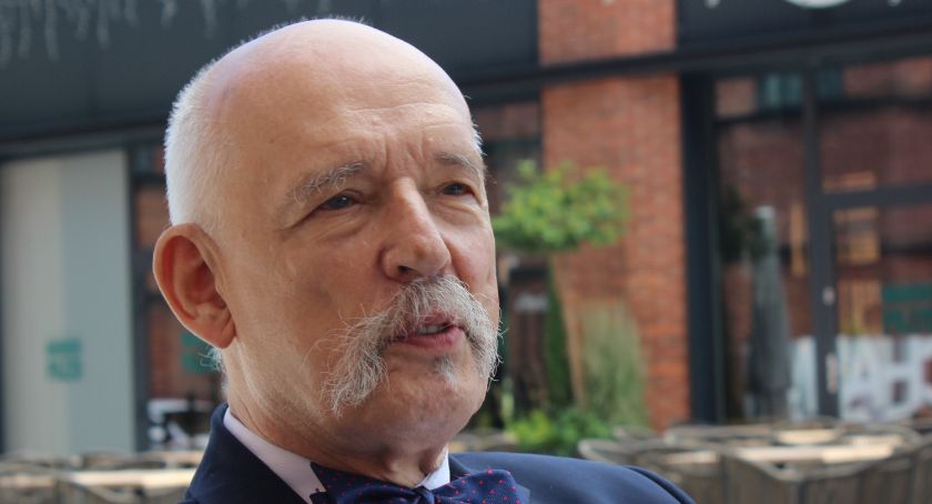 Janusz Korwin-Mikke w Kaliszu: Chcemy obalić niewolniczy system