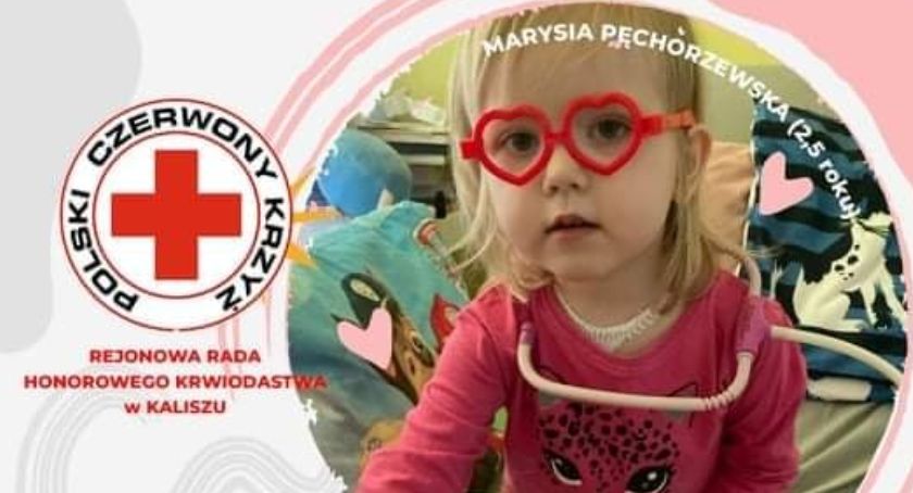 Oddaj krew dla maleńkiej Marysi