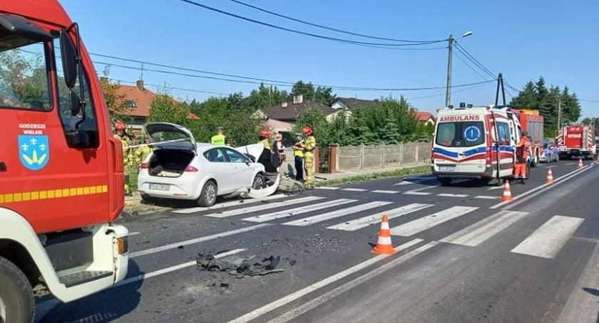 Zderzyły się dwie panie...