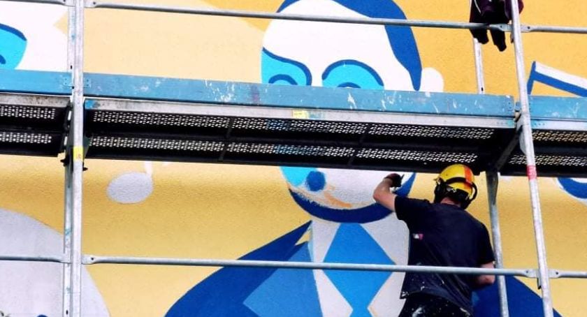 Kolejny mural w Kaliszu powstaje przy ul. Rzemieślniczej