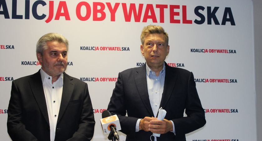 Walka o wolne media - konferencja prasowa posła Witczaka i senatora Pęcherza