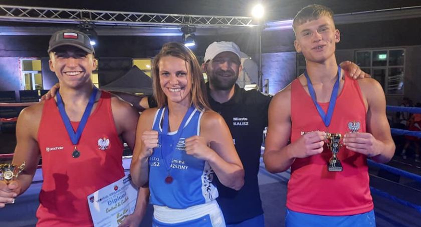 Zwycięska trójka z KS Ziętek Team Kalisz