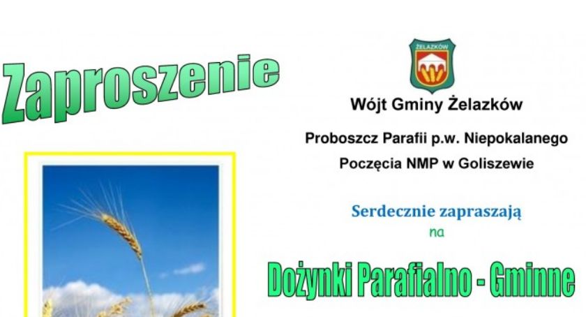 Gmina Żelazków zaprasza na dożynki
