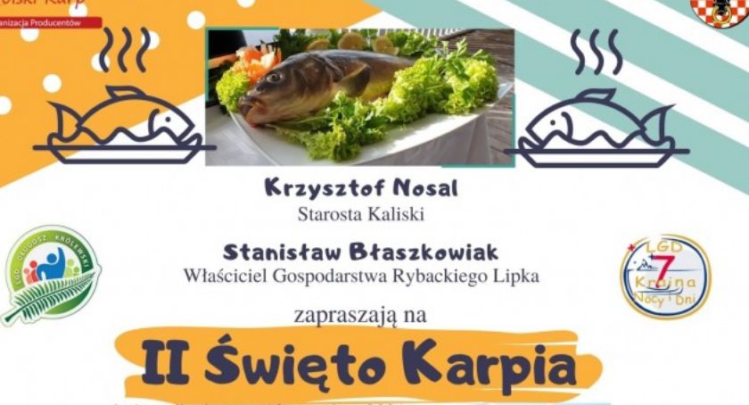 II Święto Karpia i Rodzinne Mistrzostwa Wędkarskie - zaproszenie