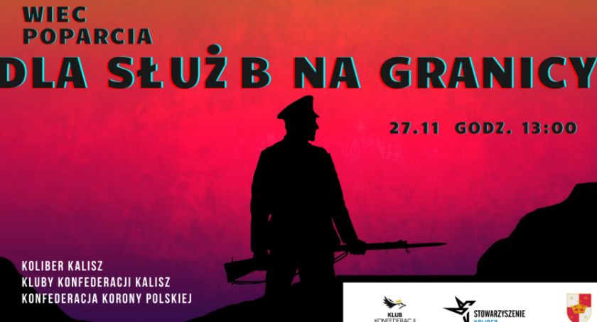 Wiec poparcia dla obrońców granic