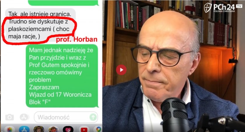 Jan Pospieszalski ujawnił szokujące SMS-y od prof. Horbana