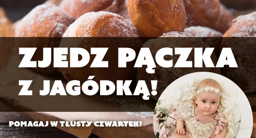 Zjedz pączka z Jagódką